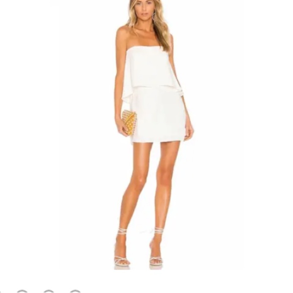 Amanda uprichard white strapless dress